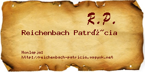 Reichenbach Patrícia névjegykártya